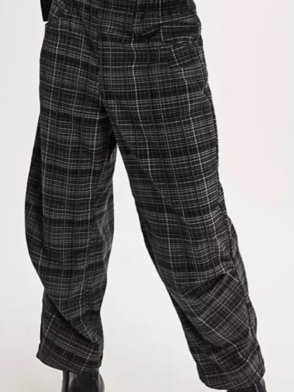 Free People Nice Choice Pull-On Trousers Size Large Midnight Combo